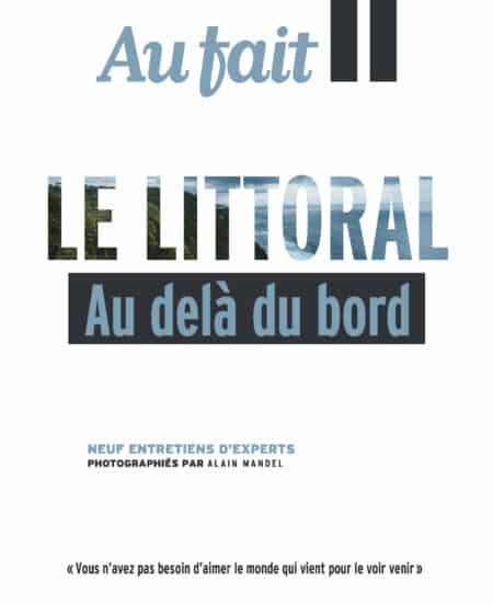 Page blanche avec le texte : "Au Fait. Le littoral, au delà du bord"
